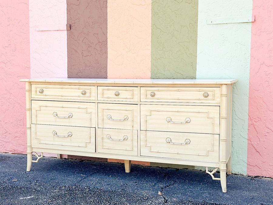 Thomasville Faux Bamboo Dresser