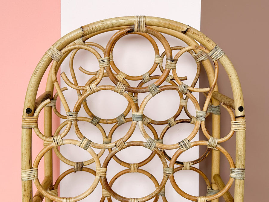 Rattan Arch Wine Rack