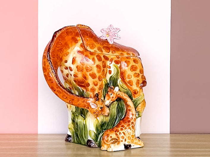 Safari Chic Giraffe Cookie Jar