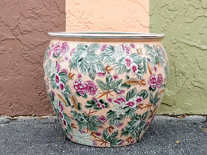 Large Tropical Chic Cachepot