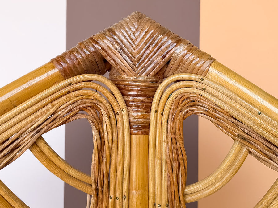 Pair of Palm Frond Accent Chairs