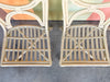 Set of Four Rattan Dining Chairs
