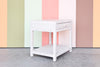 Coastal Chic Rattan Wrapped Nightstand