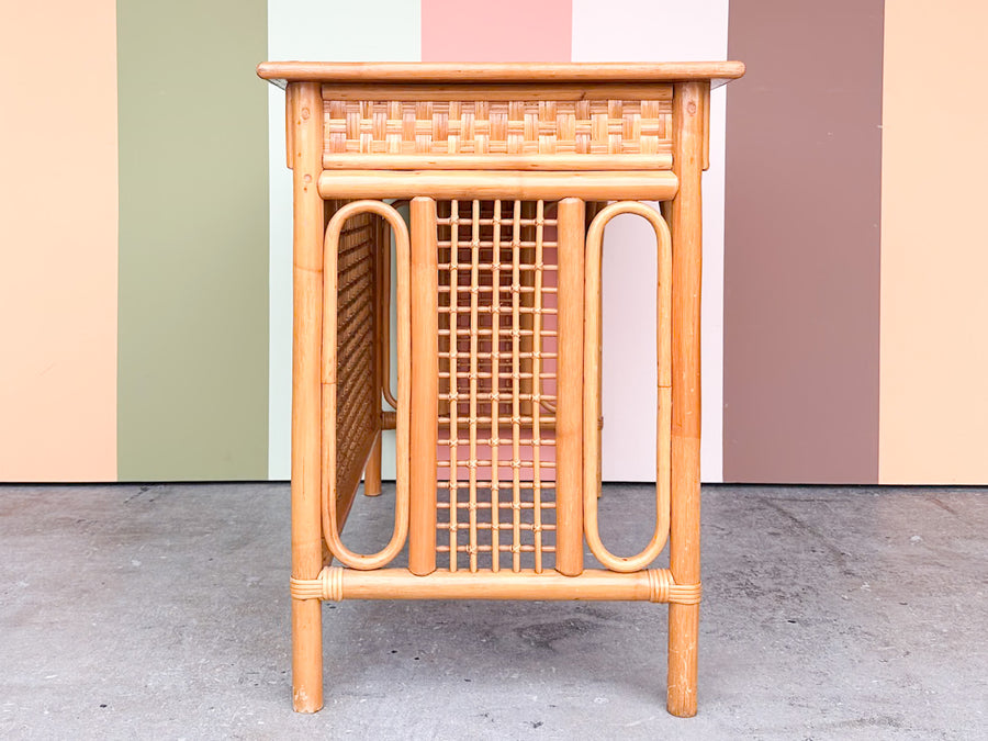Old Florida Rattan Desk