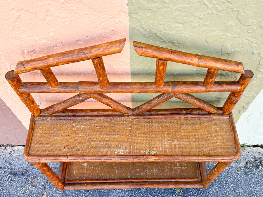 Pagoda Wall Shelf with Mirror