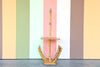 Old Florida Rattan Magazine Floor Lamp