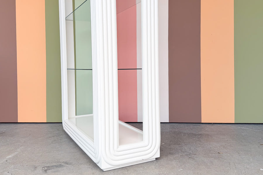 80's Chic Lacquered Etagere