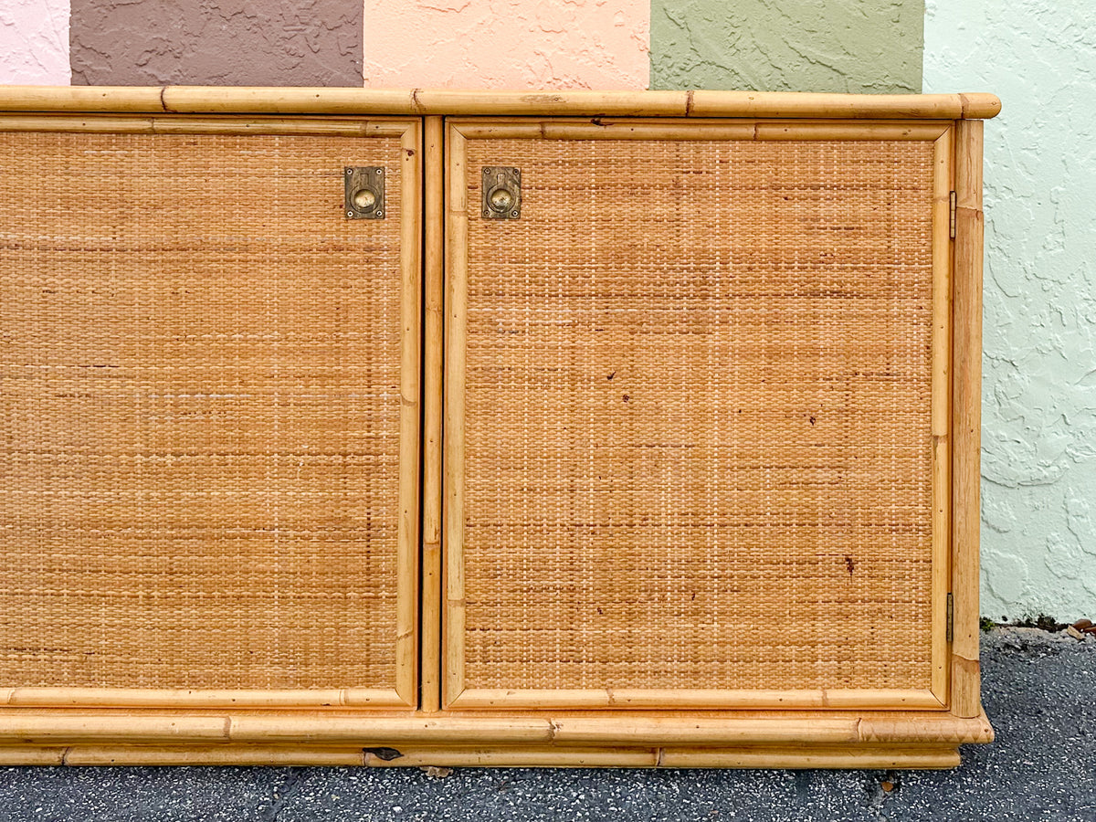 Italian Rattan and Seagrass Server