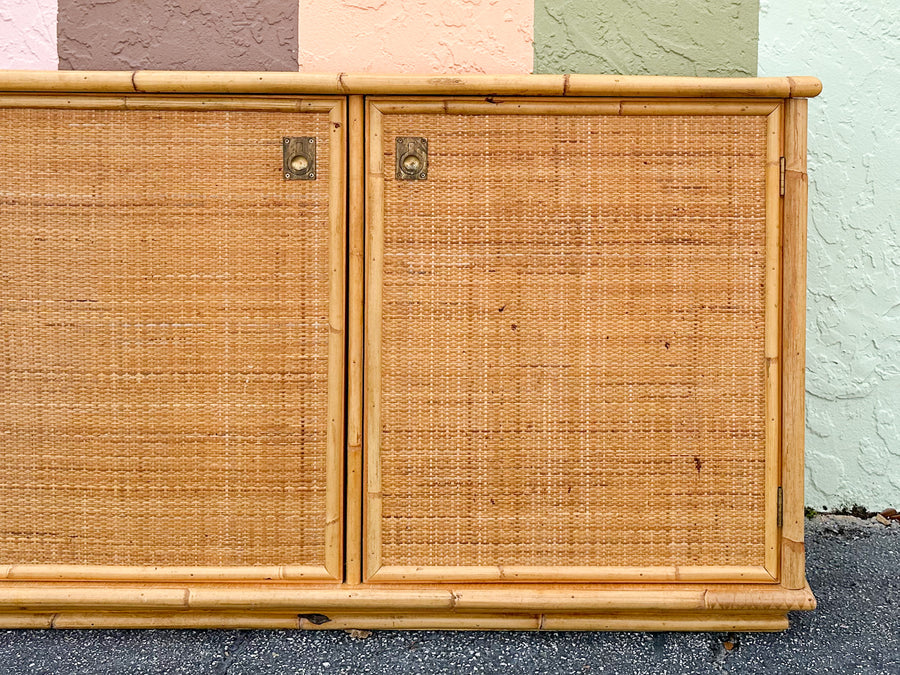 Italian Rattan and Seagrass Server