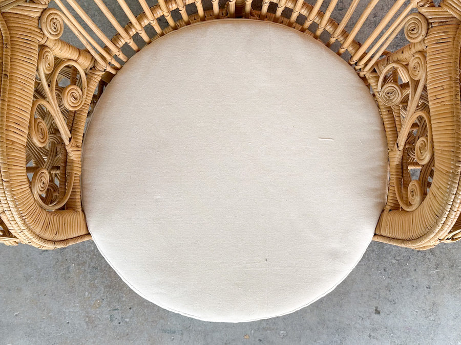 Natural Rattan Peacock Chair