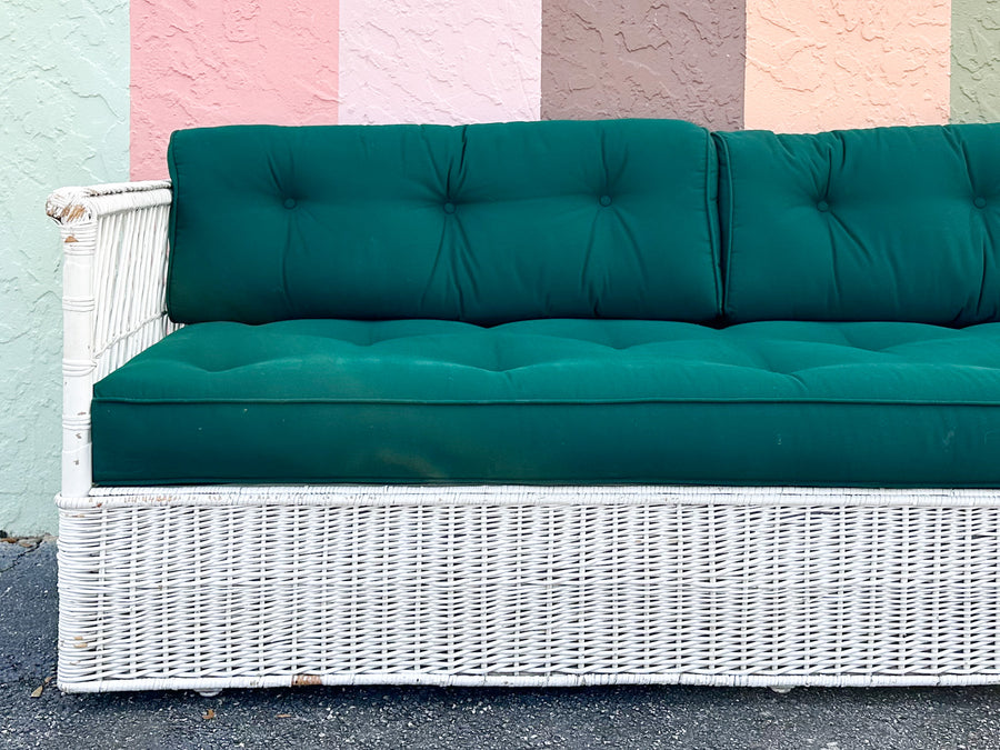 McGuire Braided Rattan Sofa