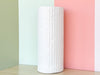 White Faux Bamboo Umbrella Stand