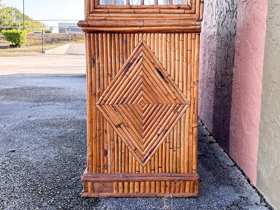 Island Chic Bamboo Pagoda Cabinet