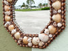 Natural Hexagon Shell Mirror