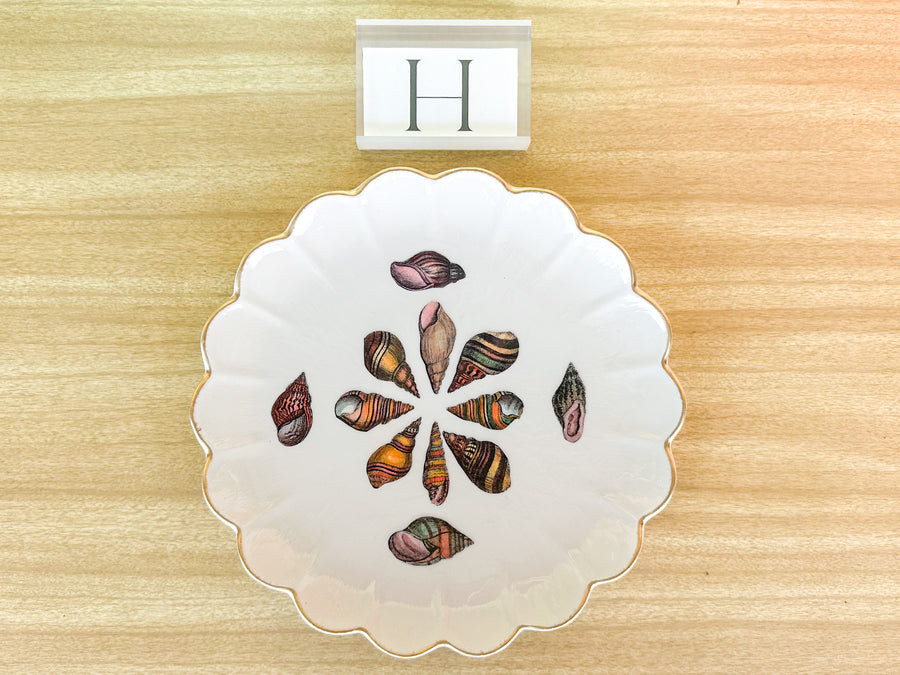 Shell Chic Decoupage Plates