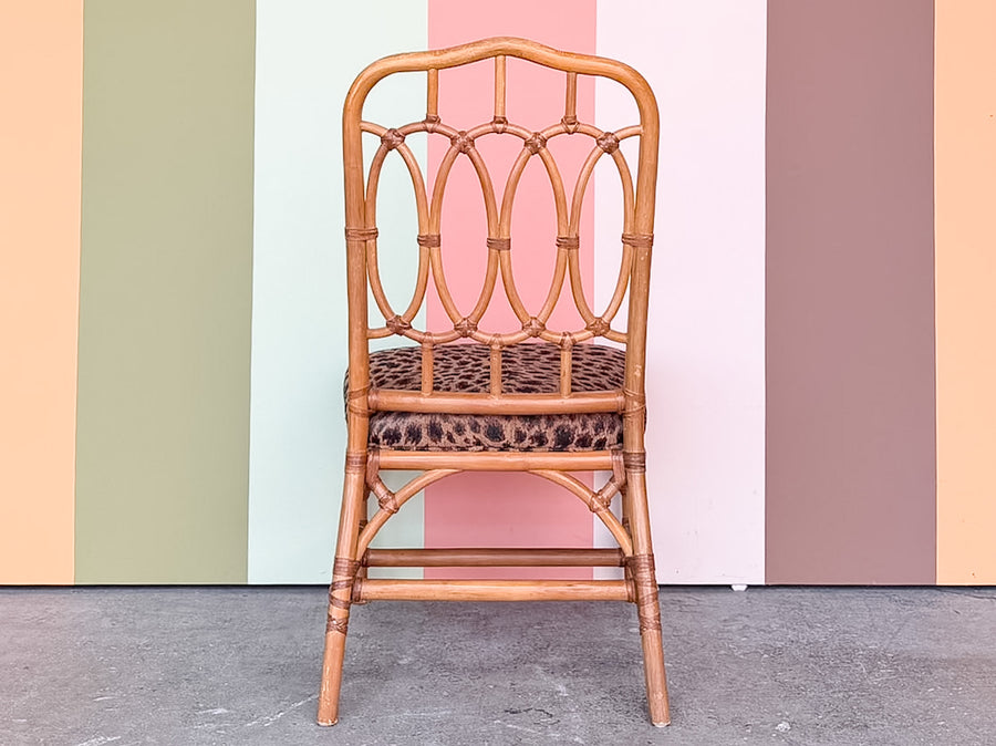 McGuire Style Rattan Desk Chair
