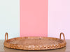Oval Rattan Tray