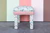 Golden Girls Chic Upholstered Stool