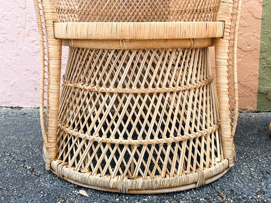 Pair of Island Style Buri Rattan Chairs