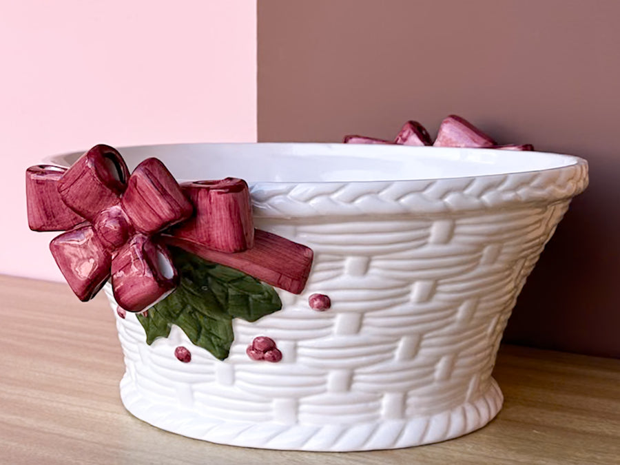 Fitz and Floyd Holiday Serving Bowl