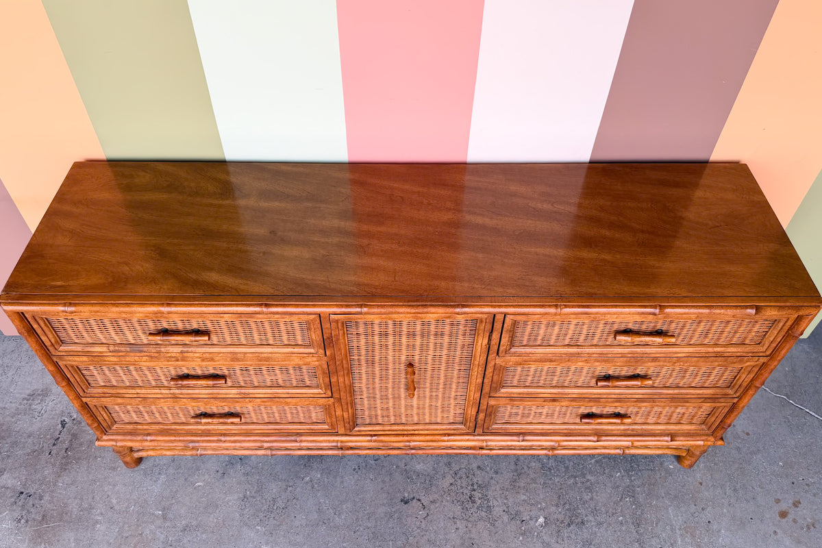 Island Style Faux Bamboo Dresser