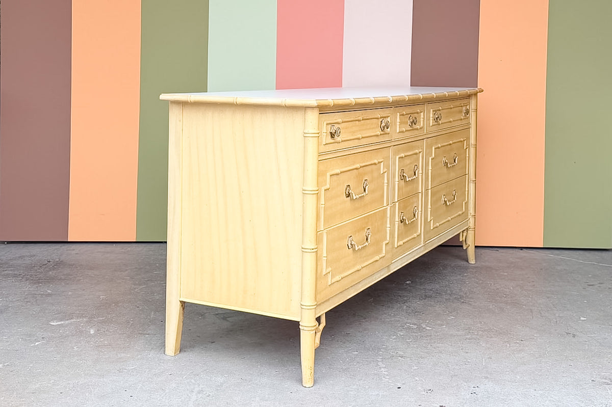 Thomasville Faux Bamboo Dresser