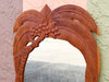Tropical Wood Carved Mirror