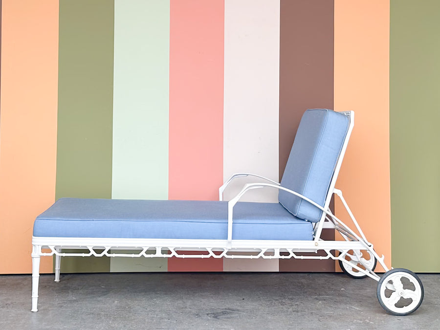 Brown Jordan Calcutta Faux Bamboo Chaise