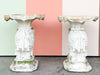 Pair of Palm Beach Plaster Elephant Garden Seats