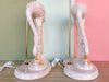 Pair of Fab Pink Flamingo Lamps