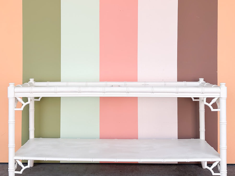 Thomasville Faux Bamboo Console