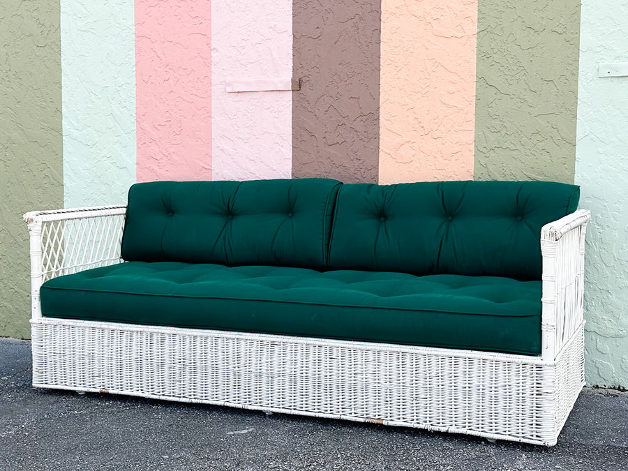 McGuire Braided Rattan Sofa