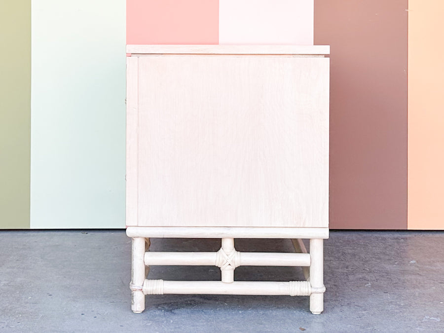 Ficks Reed Faux Bamboo Oversized Nightstand