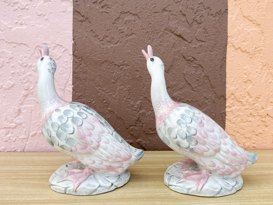 Pair of Adorable Italian Ceramic Ducks