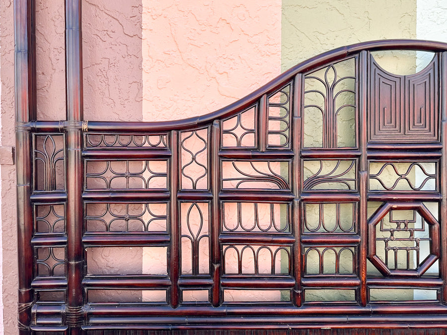 West Indies Style King Canopy Bed