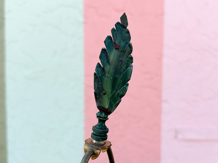 Tole Palm Tree Floor Lamp