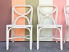 Set of Four Rattan Dining Chairs