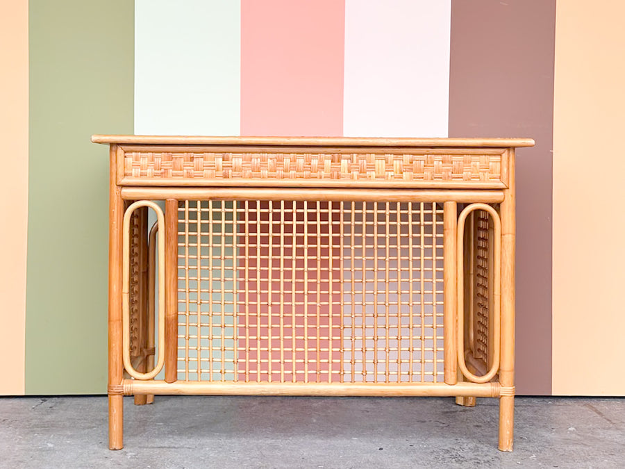 Old Florida Rattan Desk