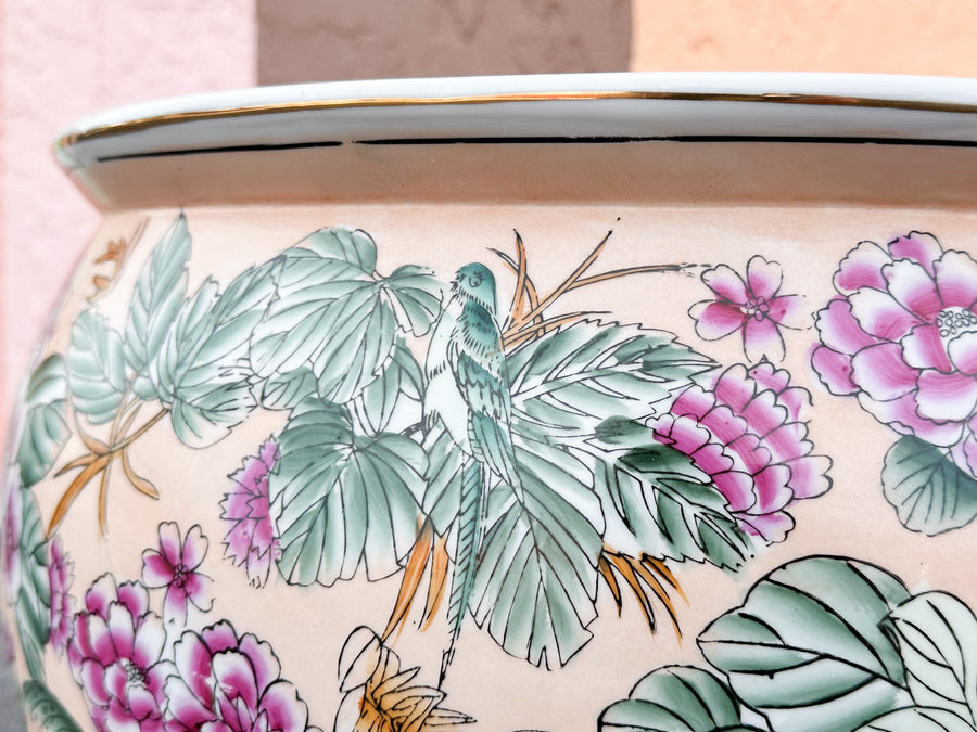 Large Tropical Chic Cachepot