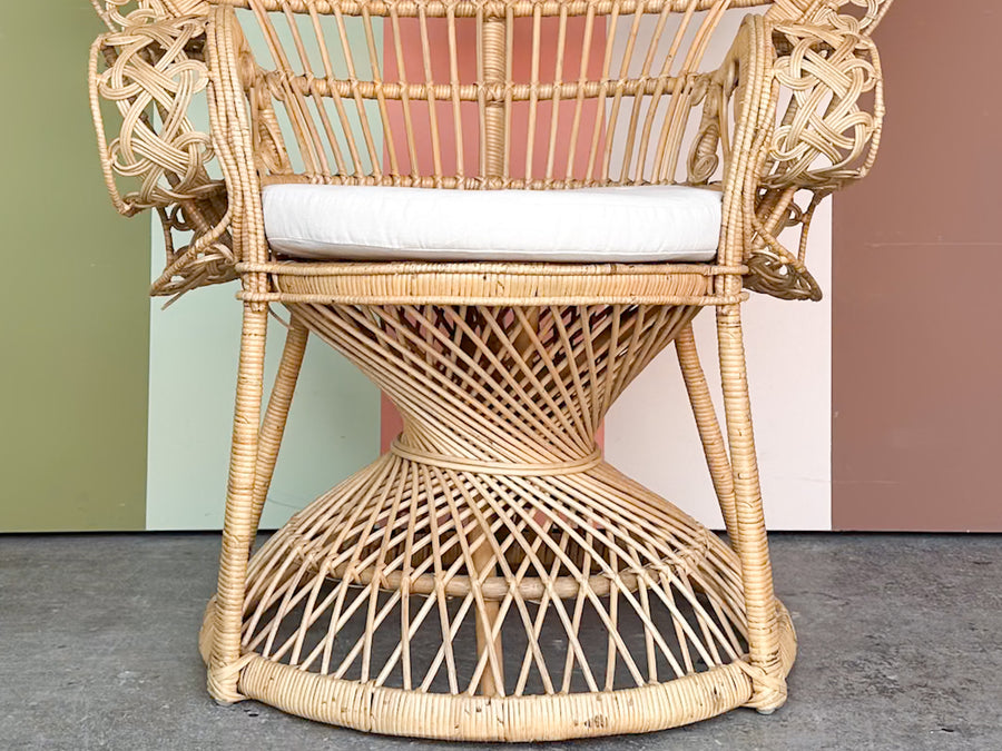 Natural Rattan Peacock Chair