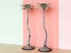 Pair of Palm Tree Candle Holders