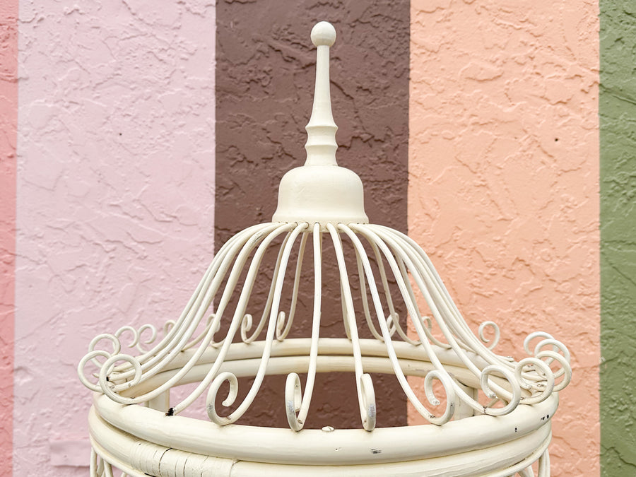 Rattan Round Pagoda Etagere