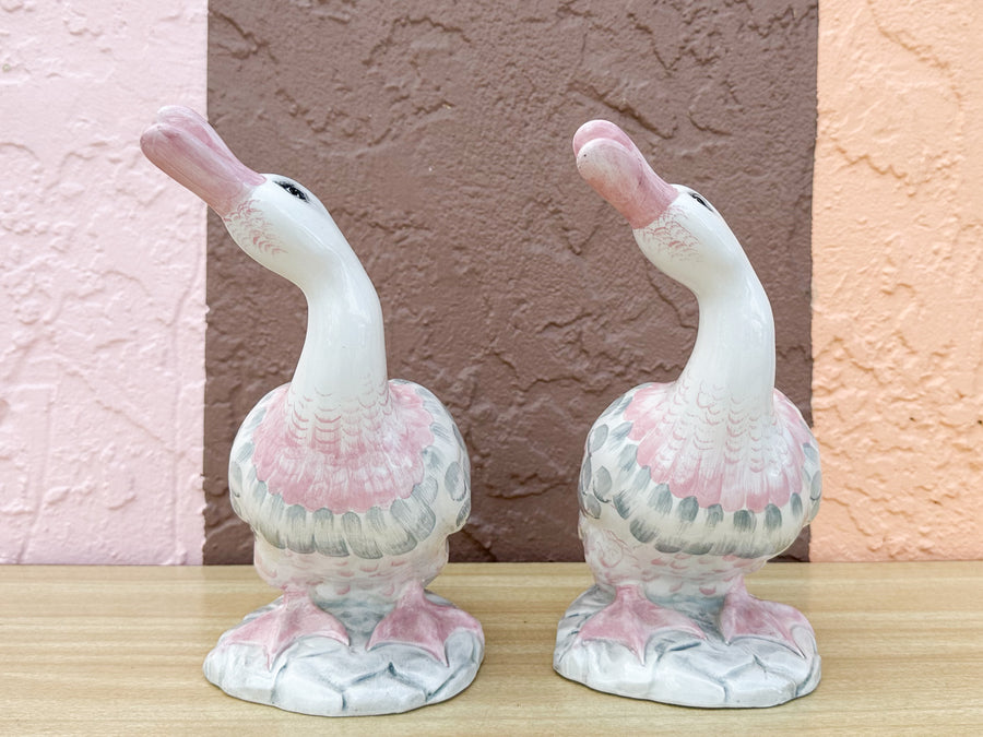 Pair of Adorable Italian Ceramic Ducks