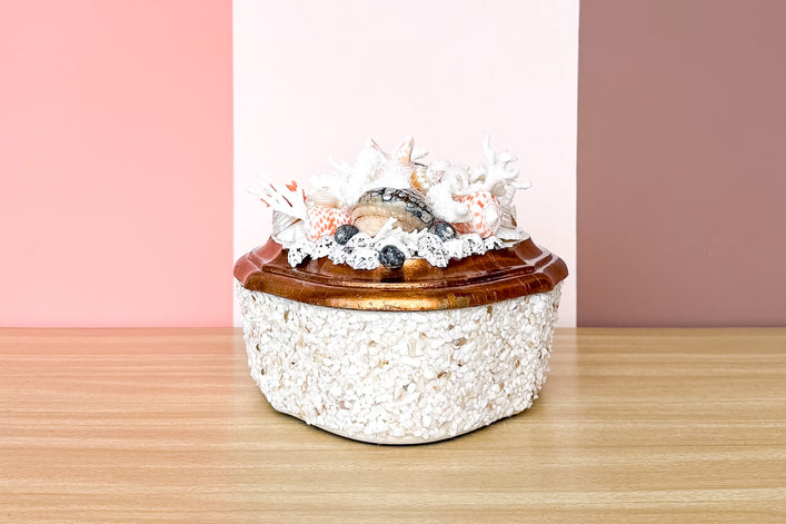 Beautiful Shell Trinket Box