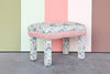 Golden Girls Chic Upholstered Stool