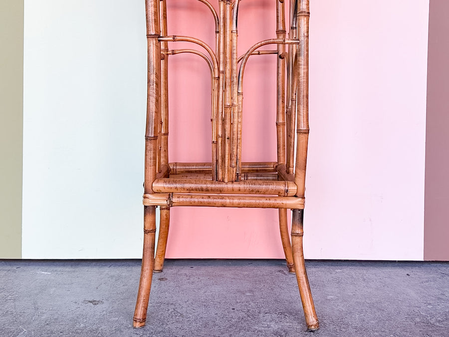 Tortoiseshell Rattan Plant Stand
