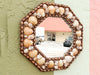 Natural Hexagon Shell Mirror