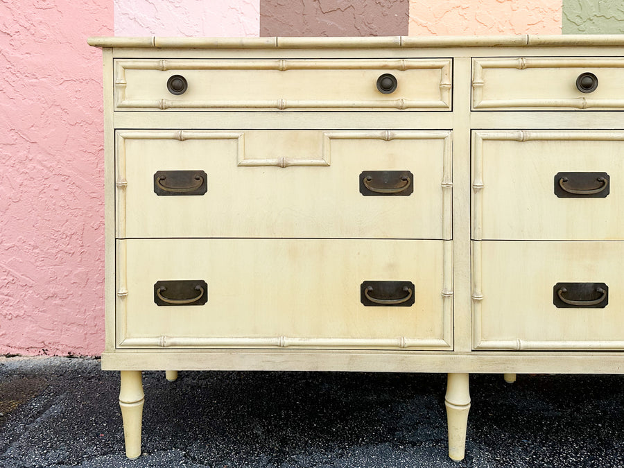 Ficks Reed Faux Bamboo Dresser