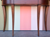 Modern Fruitwood Demilune