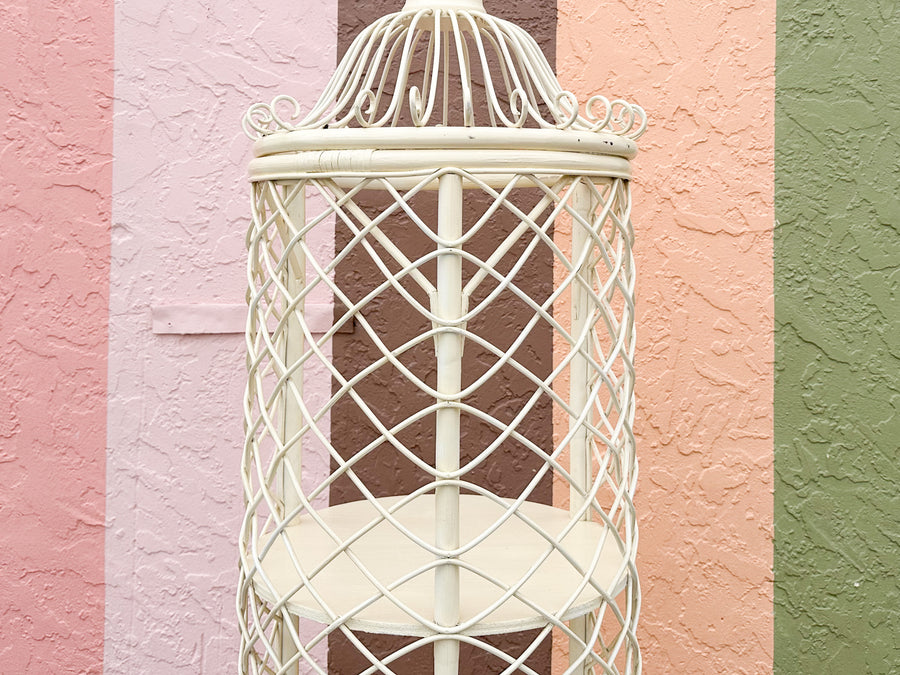 Rattan Round Pagoda Etagere